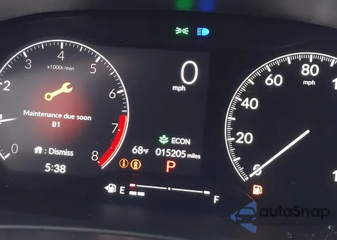 2025 Honda Civic Sport z USA, uszkodzony, nr VIN 2HGFE2F54SH503475